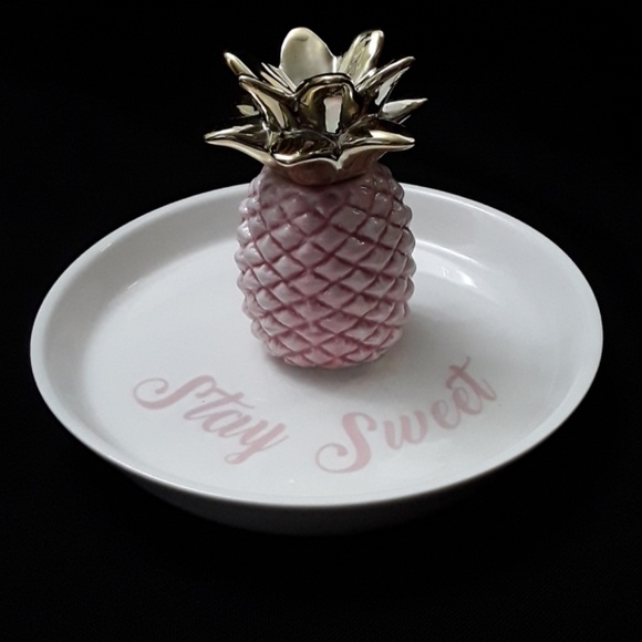 La Casa Bella Jewelry - Coastal Pineapple Jewelry Dish